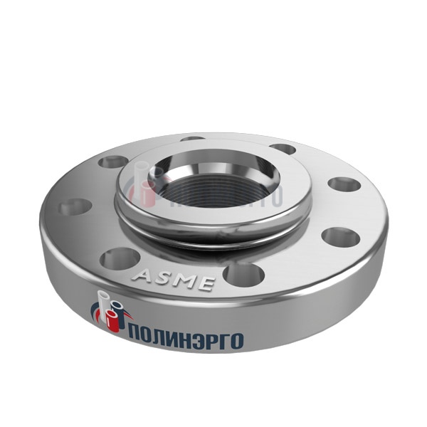 Каталог Фланец резьбовой нержавеющий 3 1/2" CL400 RF ASME B 16.5